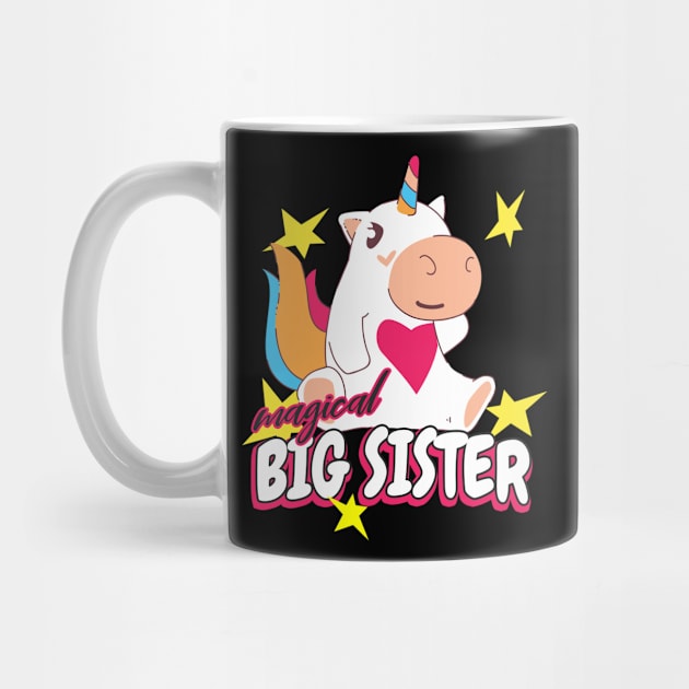 Big Sister Unicorn by Foxxy Merch